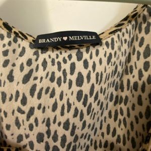 Leopard Print Brandy Melville Maxi Dress